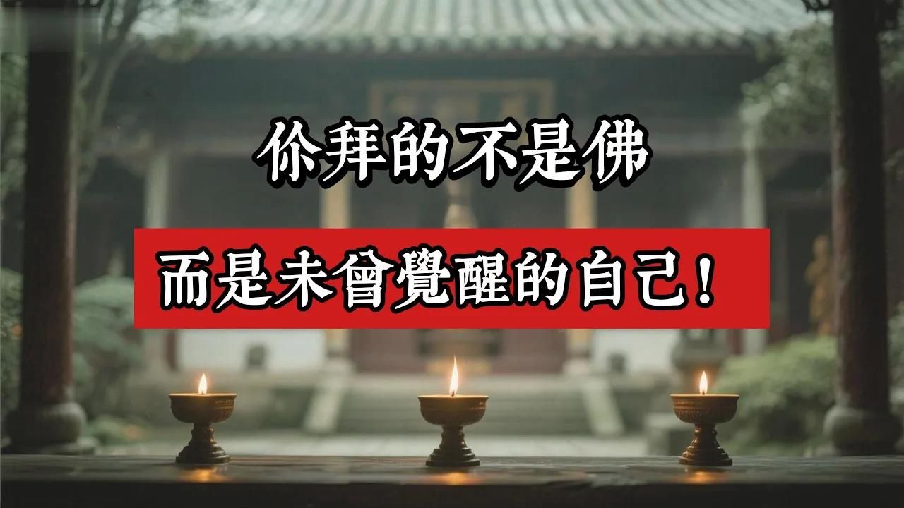 拜佛多年，你拜错了！ 你拜的不是佛，而是未曾觉醒的自己！揭秘拜佛的终极真相！