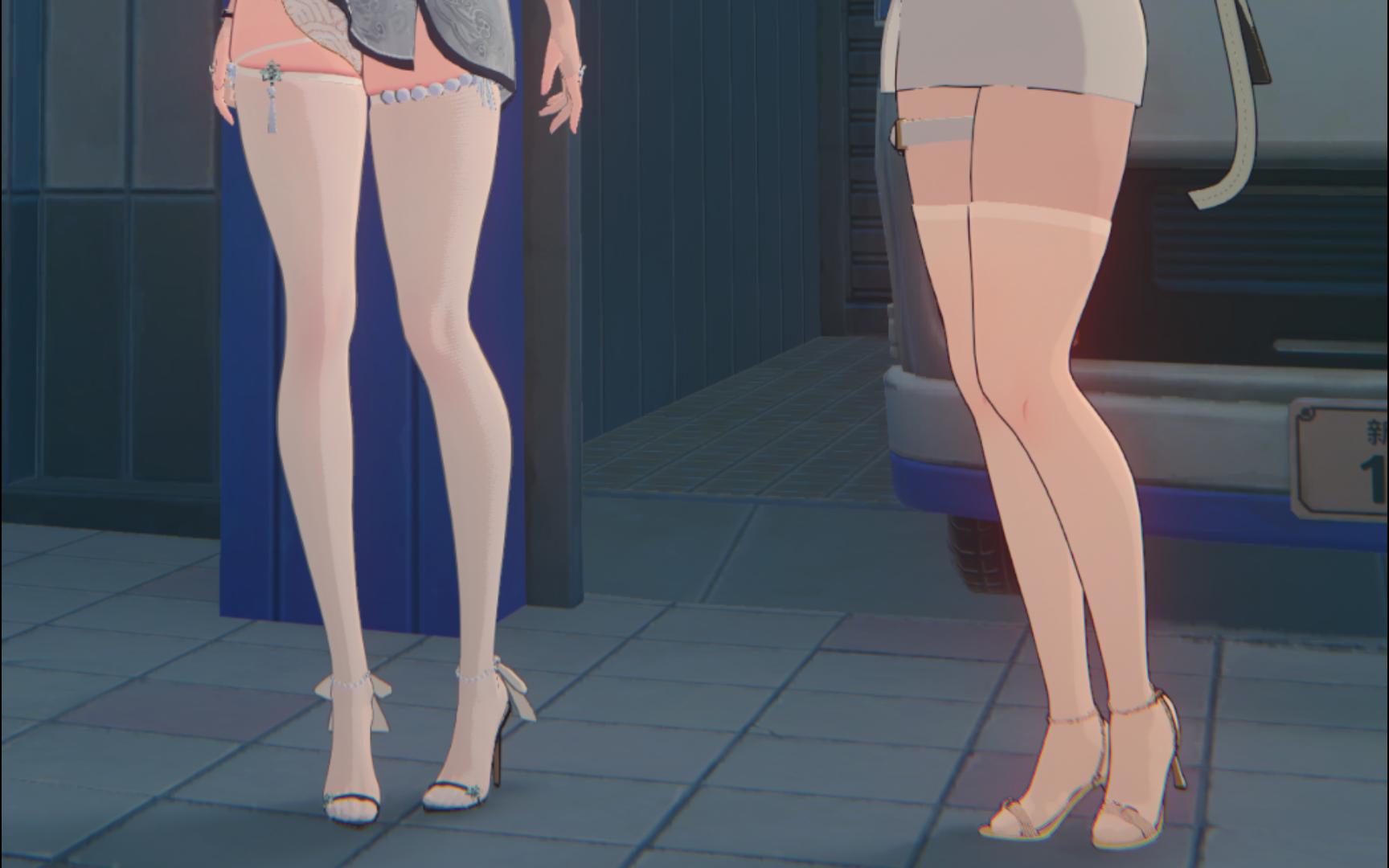 【绝区零】伊芙和嘉音的白丝玉足~ 我不客气了