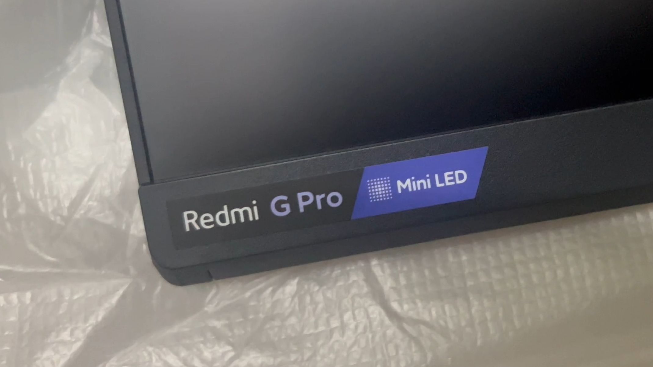 首发开箱！Redmi G Pro 27英寸 MiniLED显示器!