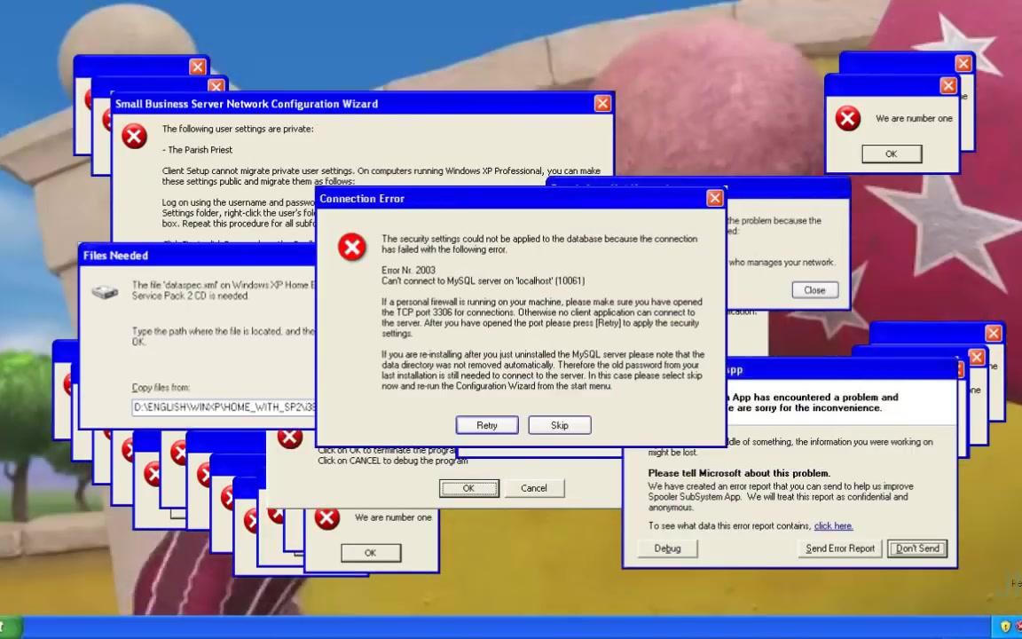 我们是第一名，但它是WINDOWS疯狂错误！_哔哩哔哩_bilibili