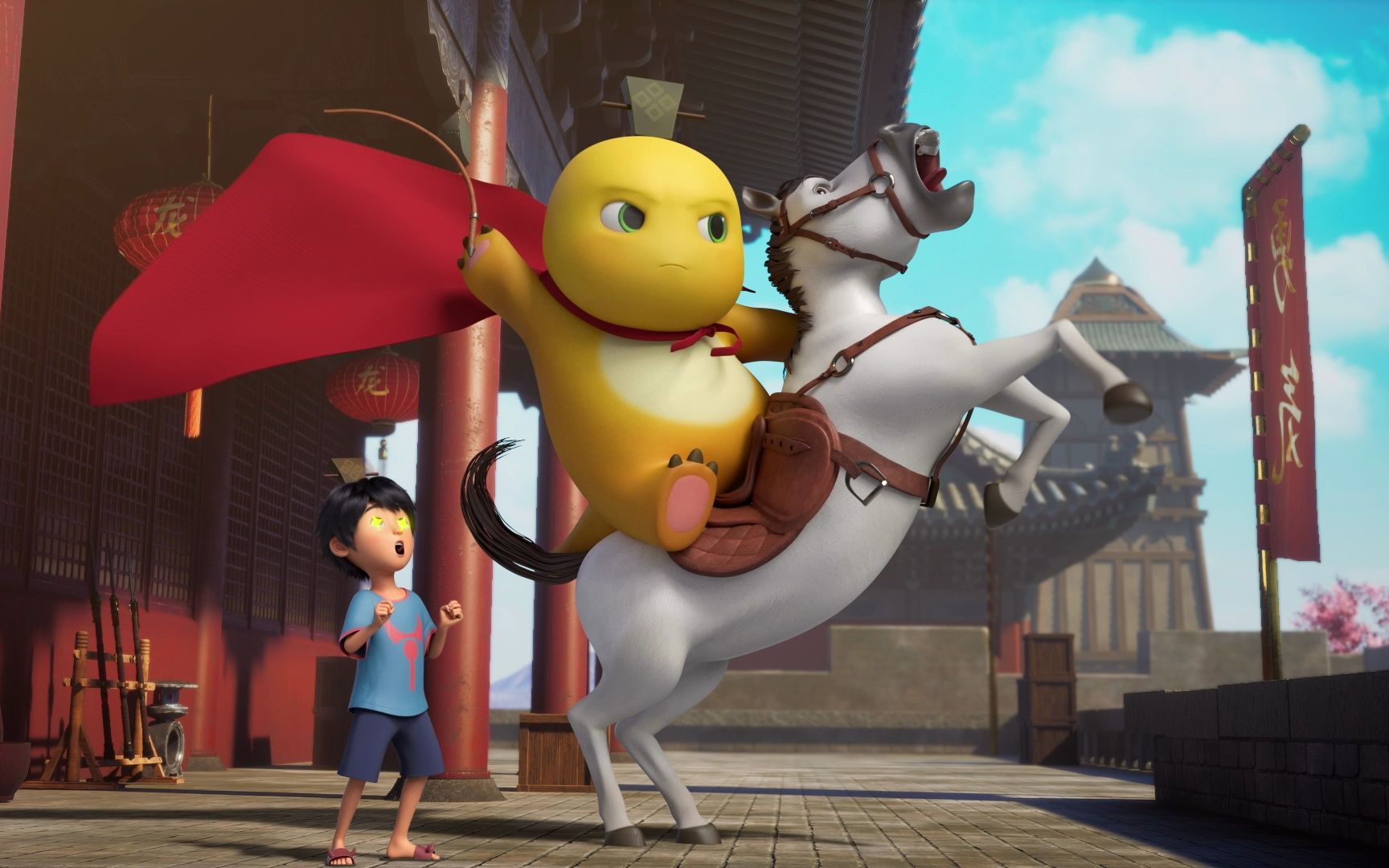 军临城下，看奶龙将军如何绝地吃瓜！