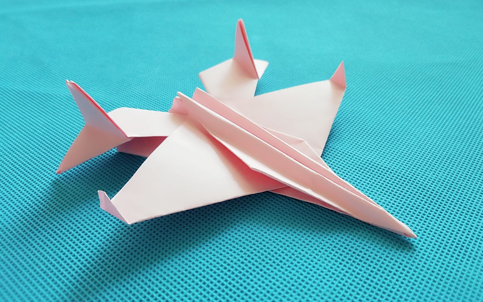 折纸王子 f14战斗机飞机 讲解详细一看就会 做一个给孩子玩