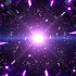 VJ素材-紫色科技隧道循环4K发光耀斑视觉艺术背景视频