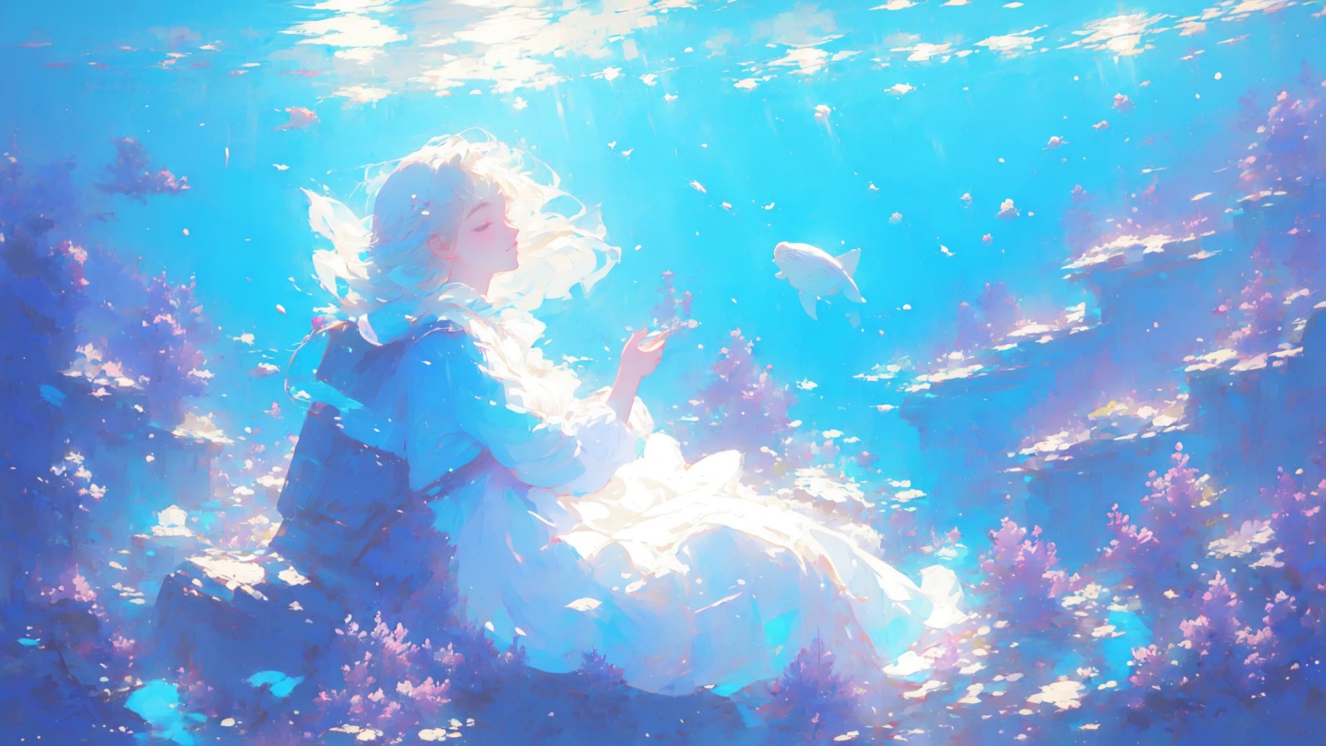 【纯音乐】🎵《美丽的神话》（钢琴版）—— 旋律如星河坠入古老的传说，在时光裂缝中绽放极光，每一粒音符都是神谕写就的温柔✨ 你听，连风都停在了创世纪的第一页~