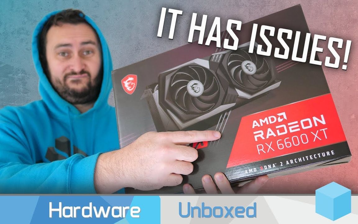Hardware Unboxed】AMD Radeon RX 6600 XT评测，比预期更糟, 还能挽救 