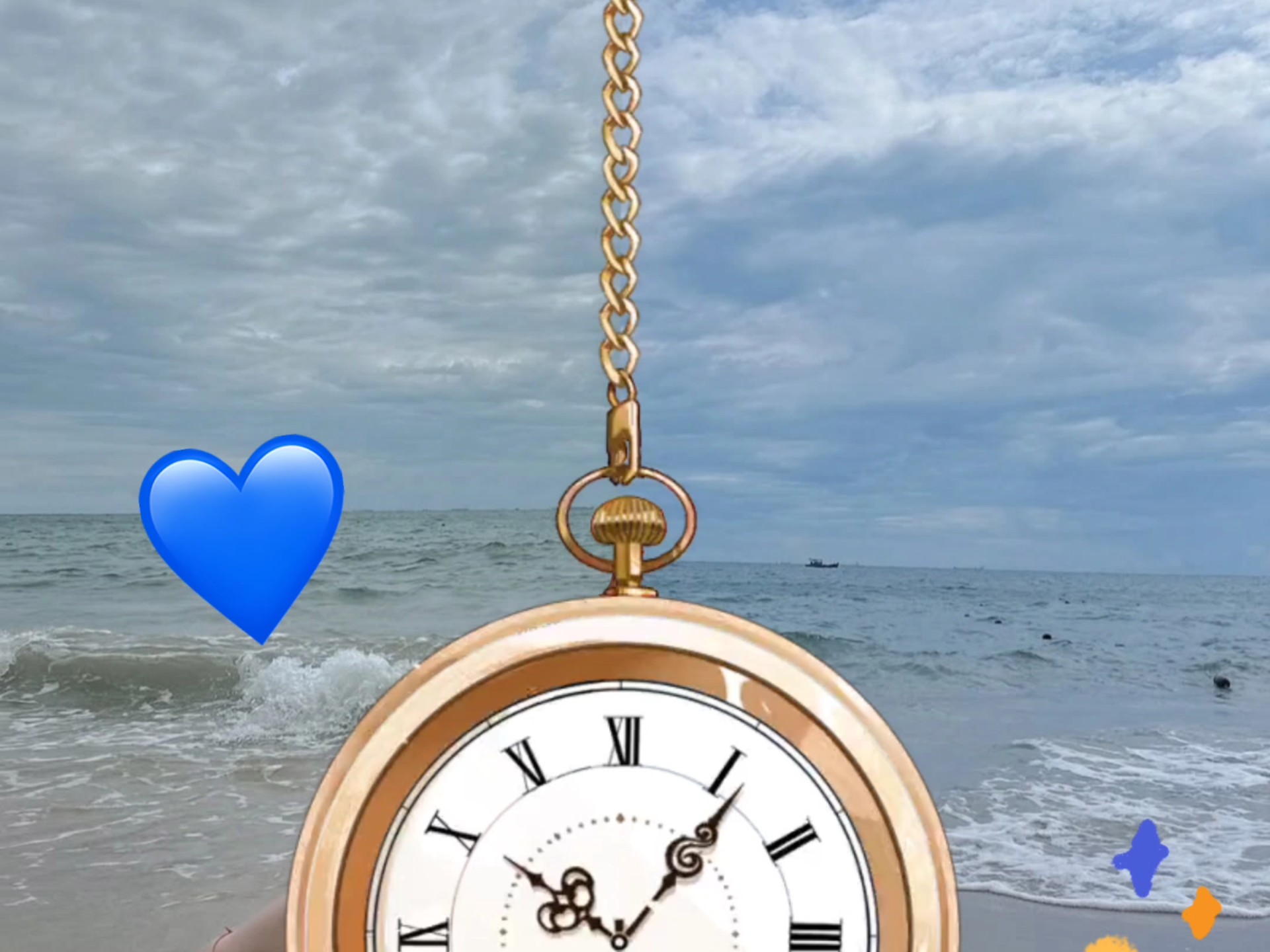 家母与泳装与碧海蓝天