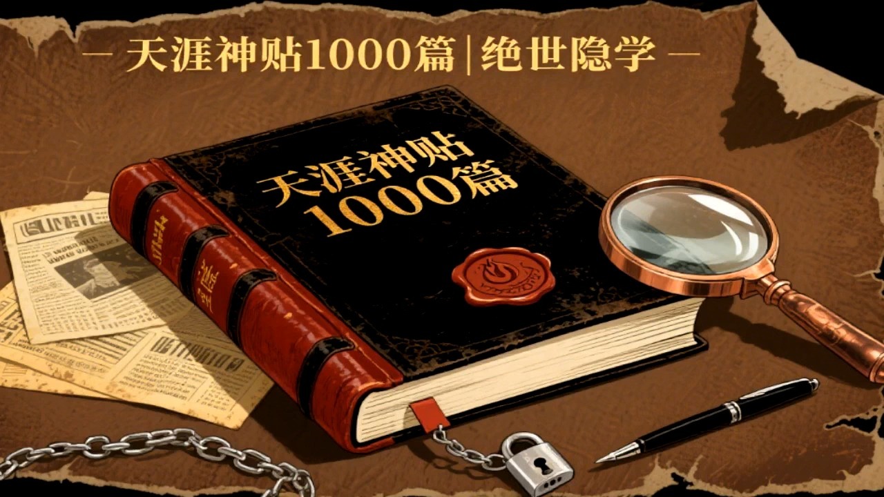【有声书】天涯神贴1000篇绝世隐学