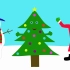 The Dancing Christmas Tree Song幼儿英语1 婴儿英语1亲子教育 动画 卡通 色彩  儿童 