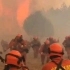 四川凉山木里森林大火现场火光冲天，只愿他们能够平安归来，英雄的消防战士!
