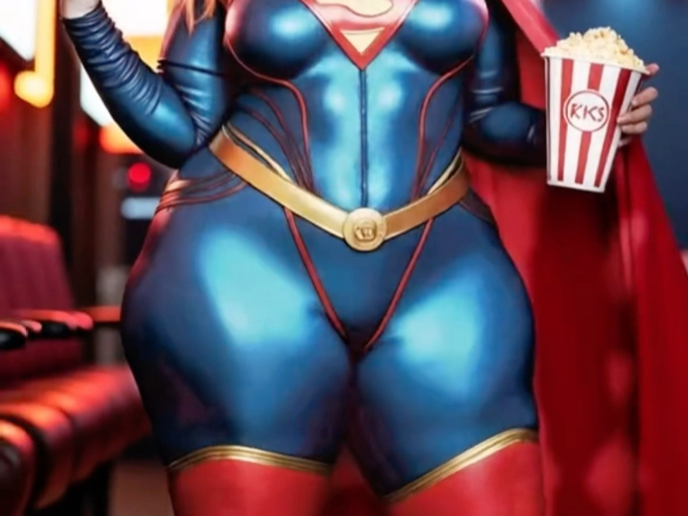 Sexy Fat Superman Girl