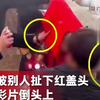新娘遭婚闹，大姨一把推开闹婚小伙