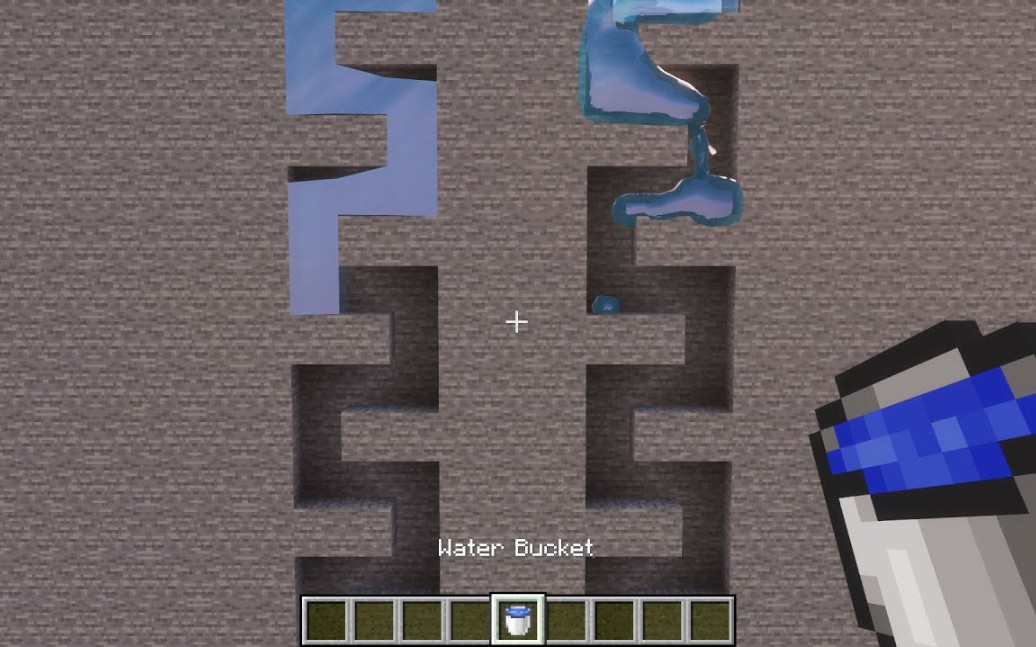 【Minecraft】真实的水和水谁流得最快？