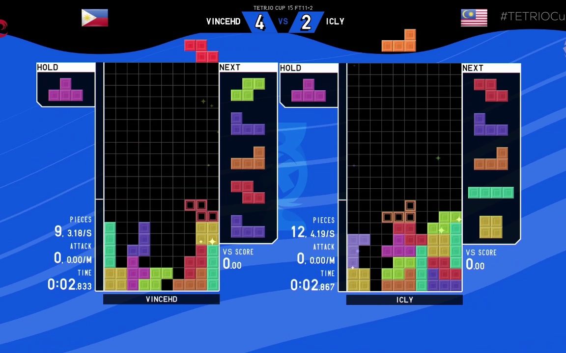 TETR.IO Cup 15 败者组半决赛 diao vs vincehd