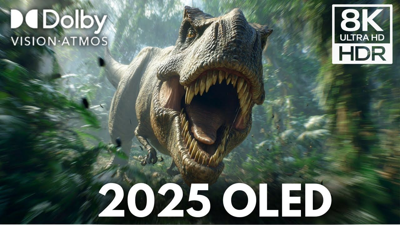 2025 OLED 刚刚亮相 – 令人惊叹的 8K HDR 60FPS 杜比全景声演示！