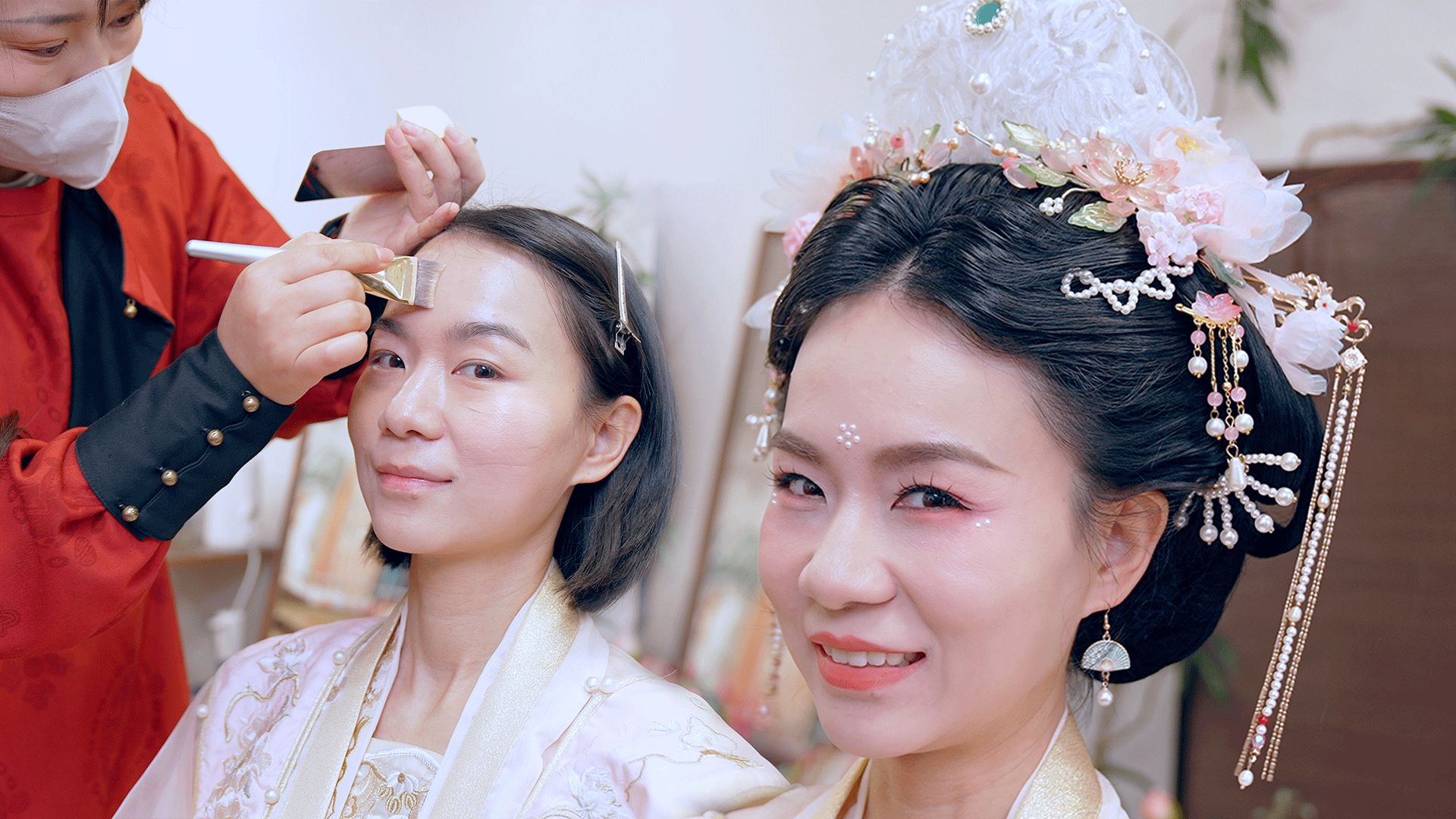汉服妆造ASMR 近50分钟全流程 超近距优质助眠解压
