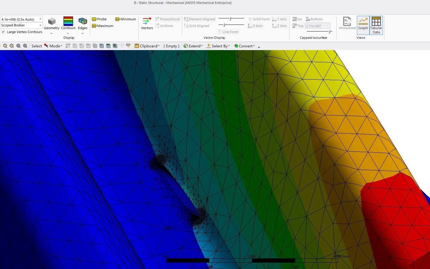 基于ansys workbench的裂纹扩展模拟(SemiElliptical Crack)哔哩哔哩bilibili