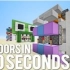 Minecraft_ 20 MORE Doors in 100 Seconds!