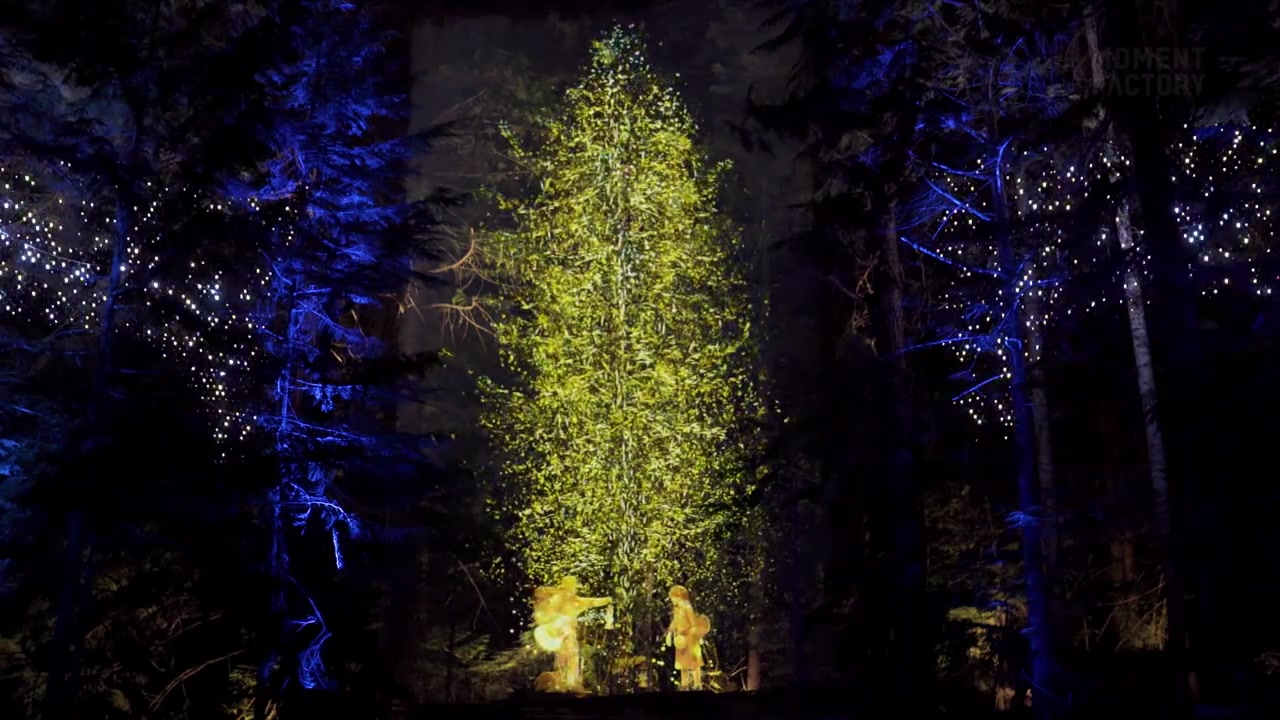 【Moment Factory】Vallea Lumina夜游项目