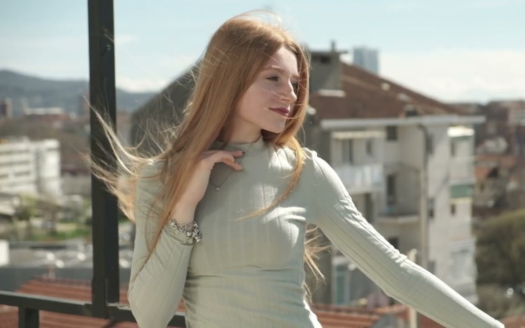 Try on Pantyhose Stockings Nylon Mini Skirt High Heels