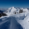 和单板大神一起登山滑野雪