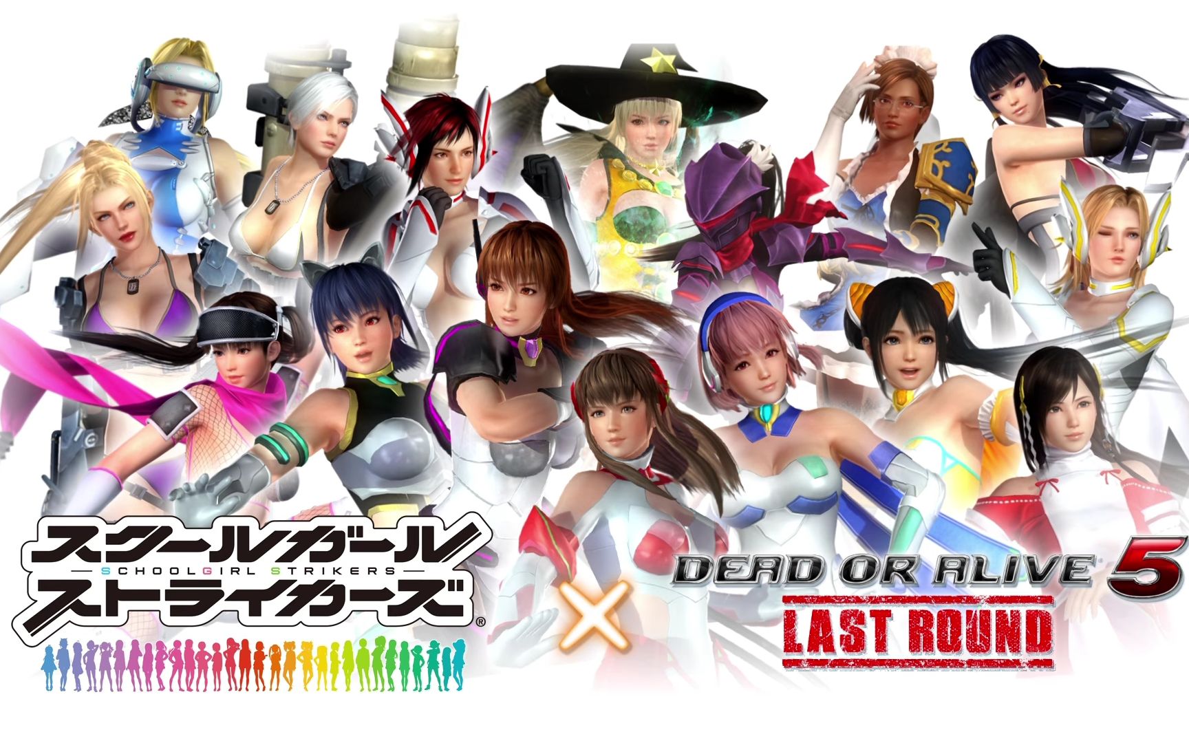 【DOA5】死或生5：最后一战2015 「スクールガールストライカーズ コラボレーションコスチューム」プレイ動画联动宣传片_死或生5