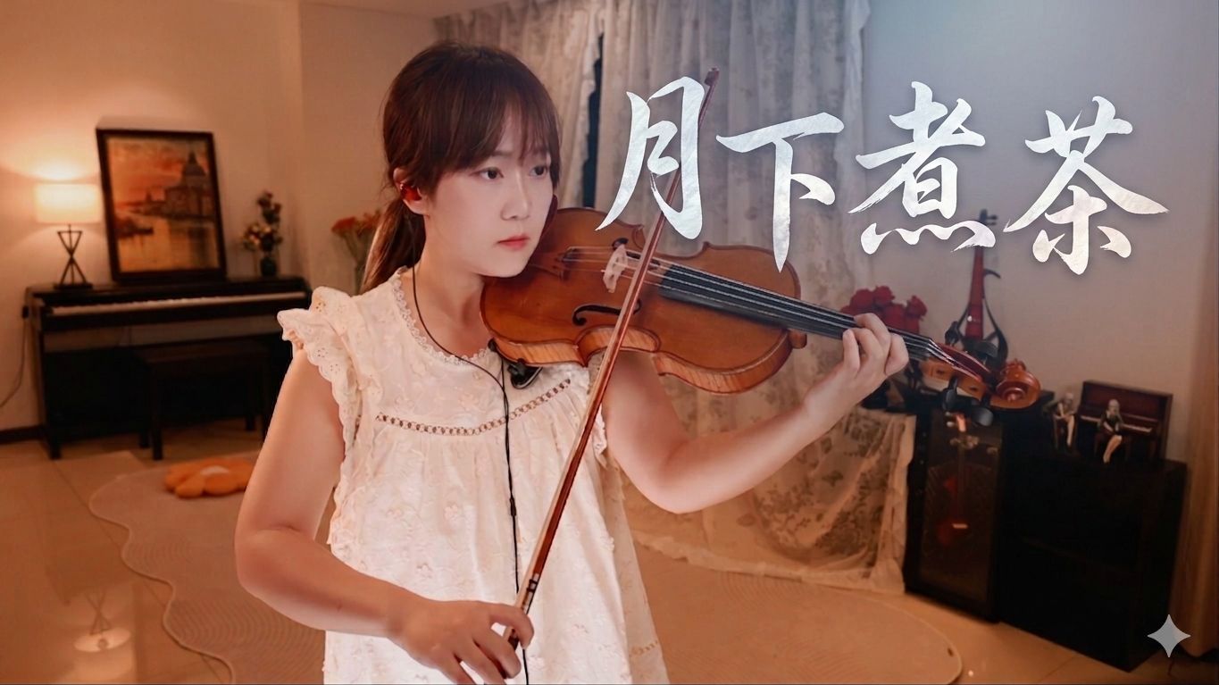 【小提琴/揉揉酱】电影《给阿嬷的情书》主题曲，小提琴演奏 陈佳《月下煮茶》附小提琴谱