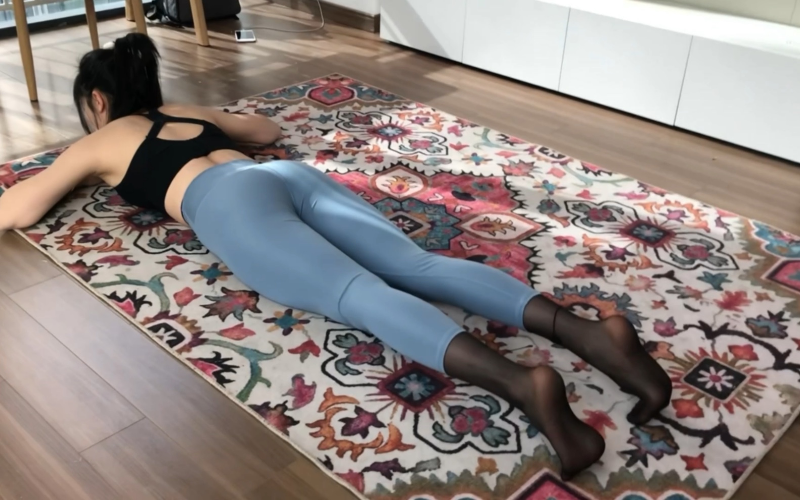 We're doing yoga today, too.