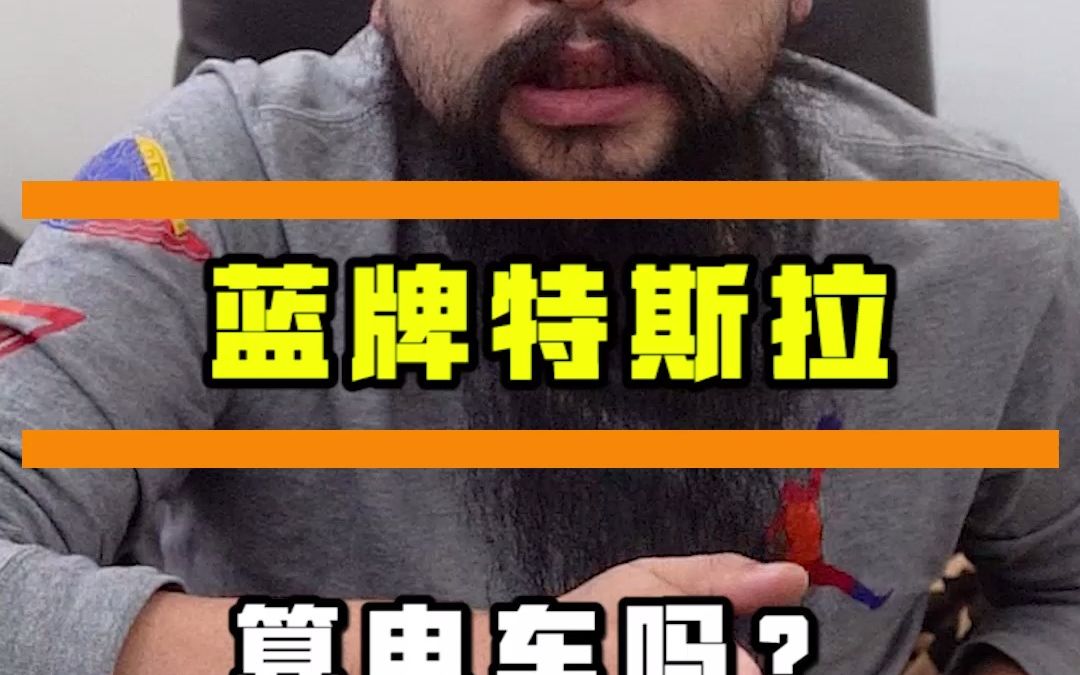 咱家的特斯拉是蓝牌的，我是不是买了一辆假的特斯拉啊？#二手车 #特斯拉 #蓝牌