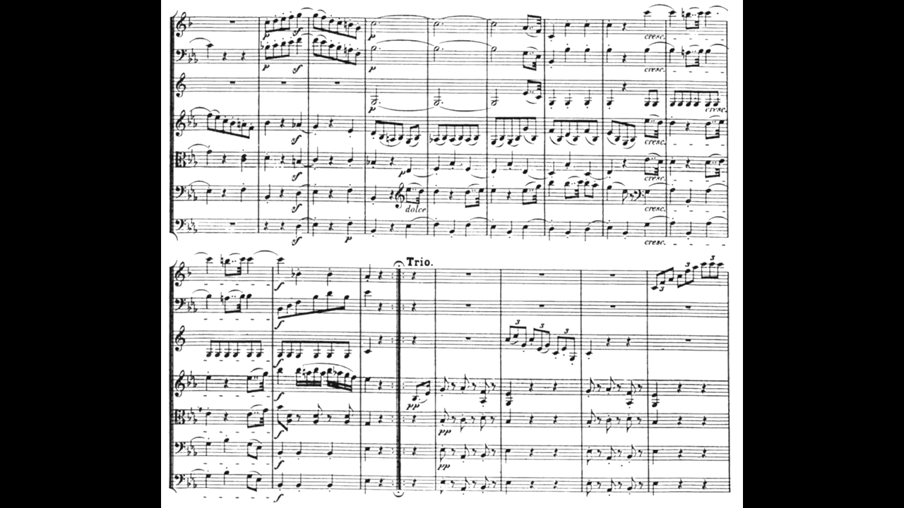 【贝多芬/曲谱同步】《降E大调七重奏》,Op.20