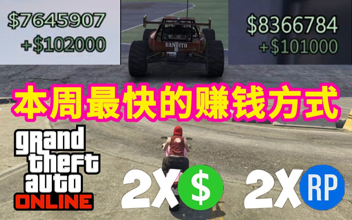 【GTA线上】大仓出货1.5倍!万圣节活动回归!丨本周最快的三种赚钱方式(10.1310.19)网络游戏热门视频