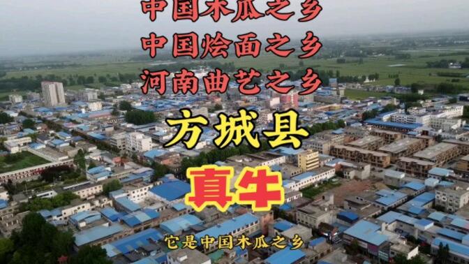 河南省南阳市的方城县有多牛知道吗，中国木瓜之乡和中国烩面之乡