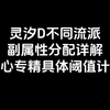 【诛仙世界】灵汐D 007副属性阈值计算 会心专精分别堆多少比较合理