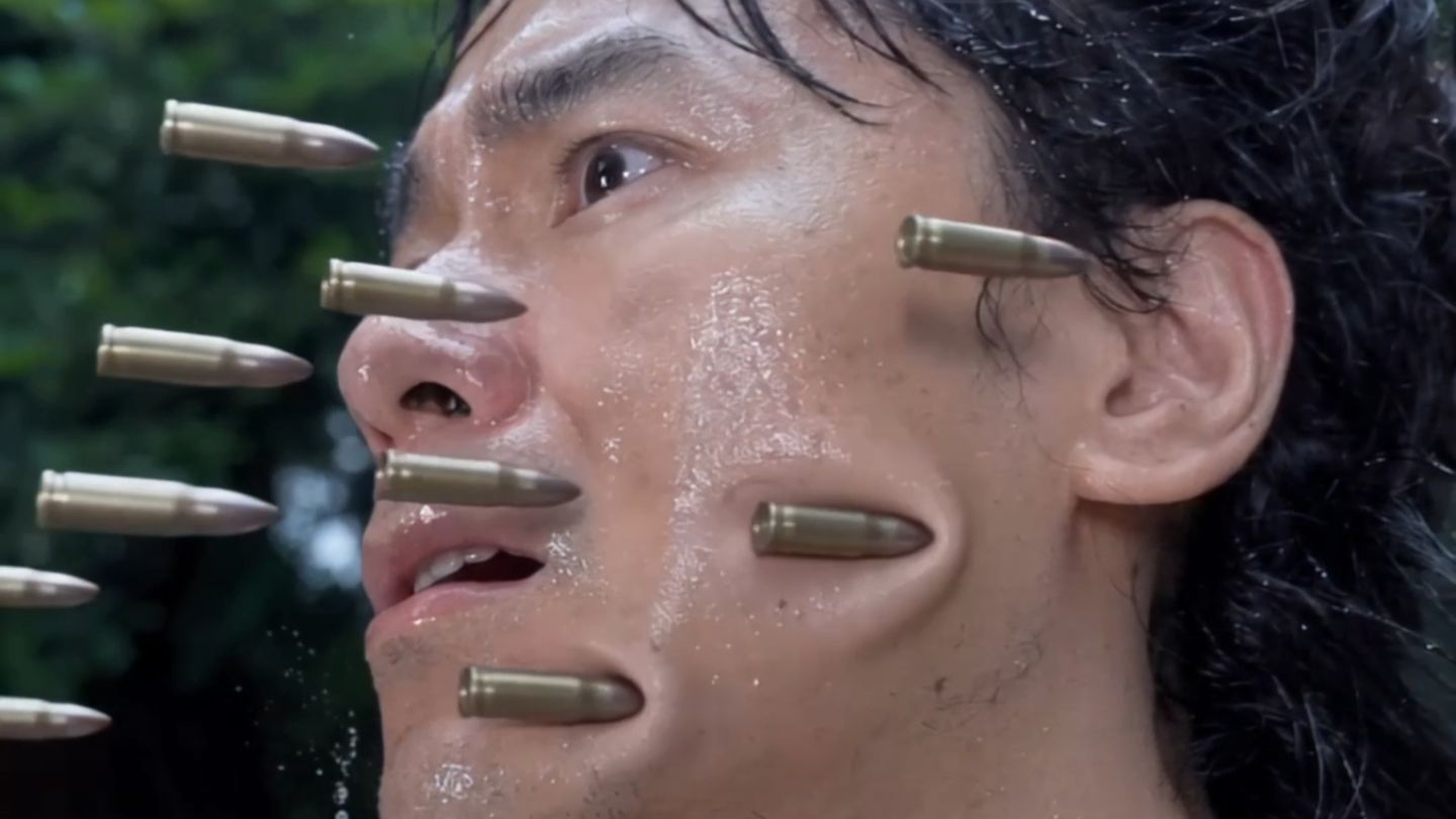 我的脸子弹都打不穿