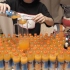 尝试把100瓶“果粒橙”过滤后，到底能有多少果粒？