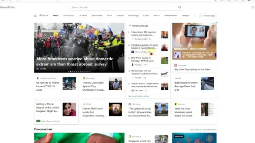 Microsoft Start新闻阅读（中英文）