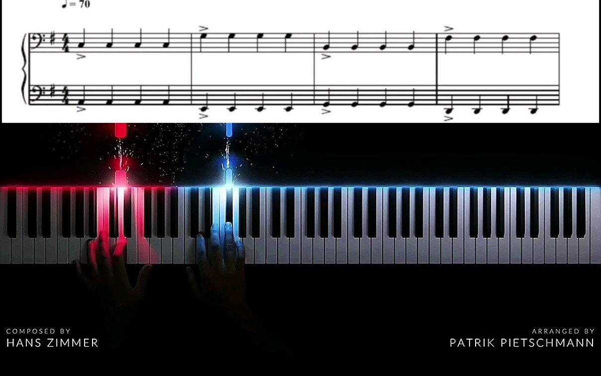 盗梦空间主题曲：Hans Zimmer-Time（钢琴版含钢琴谱）by Patrik Pietschmann