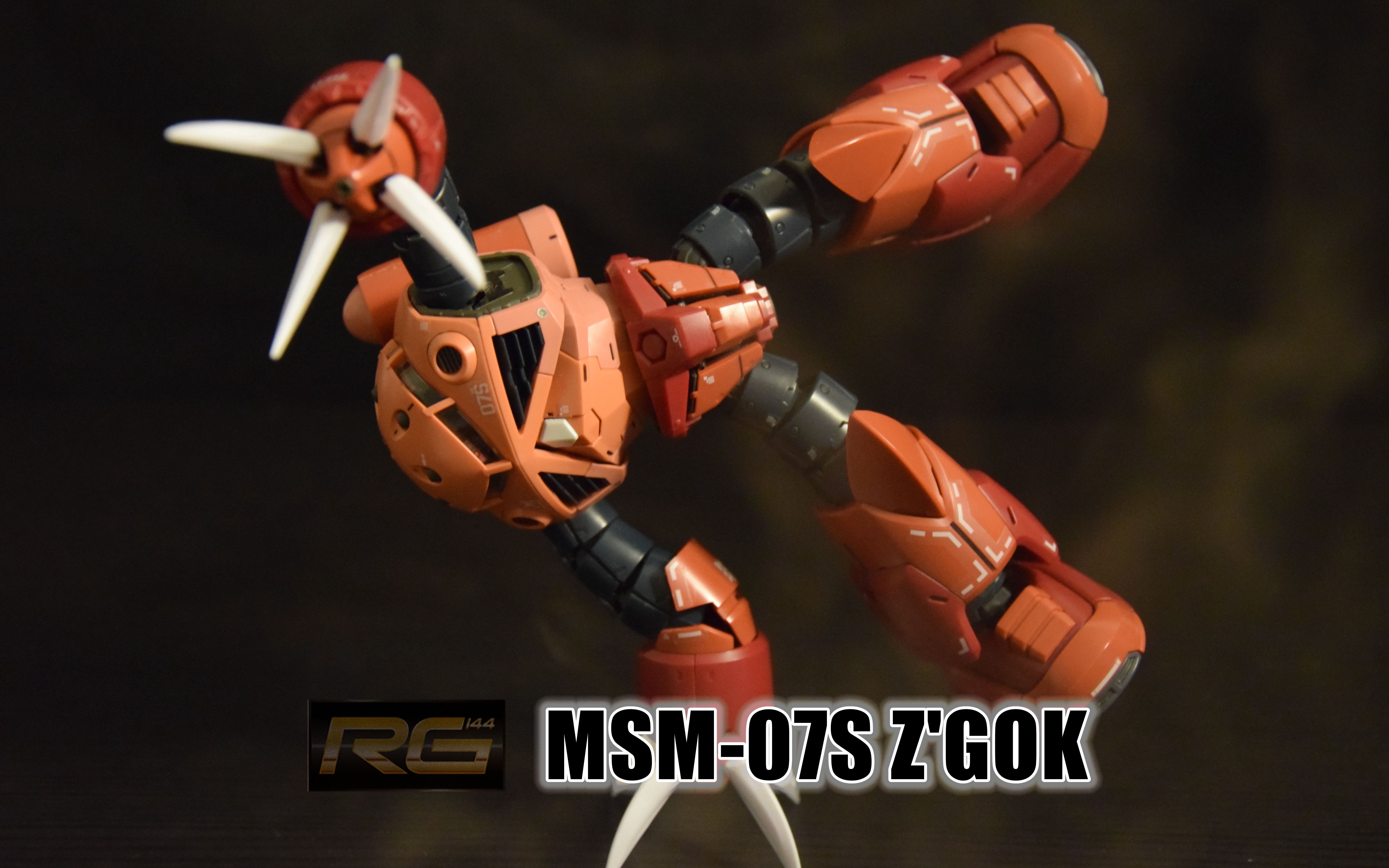 Andy's Hobby】RG MSM-07S Z'GOK Commander Type夏亞專用魔蟹-哔哩哔哩