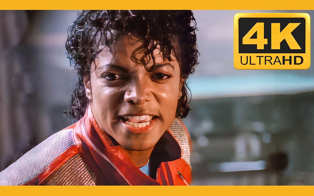 【4K】迈克尔·杰克逊《Beat it》1983 AI修复高清收藏版