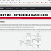 CMU 15-445 数据库导论 proj2(优化) Extendible Hash Index 可扩展哈希的实现