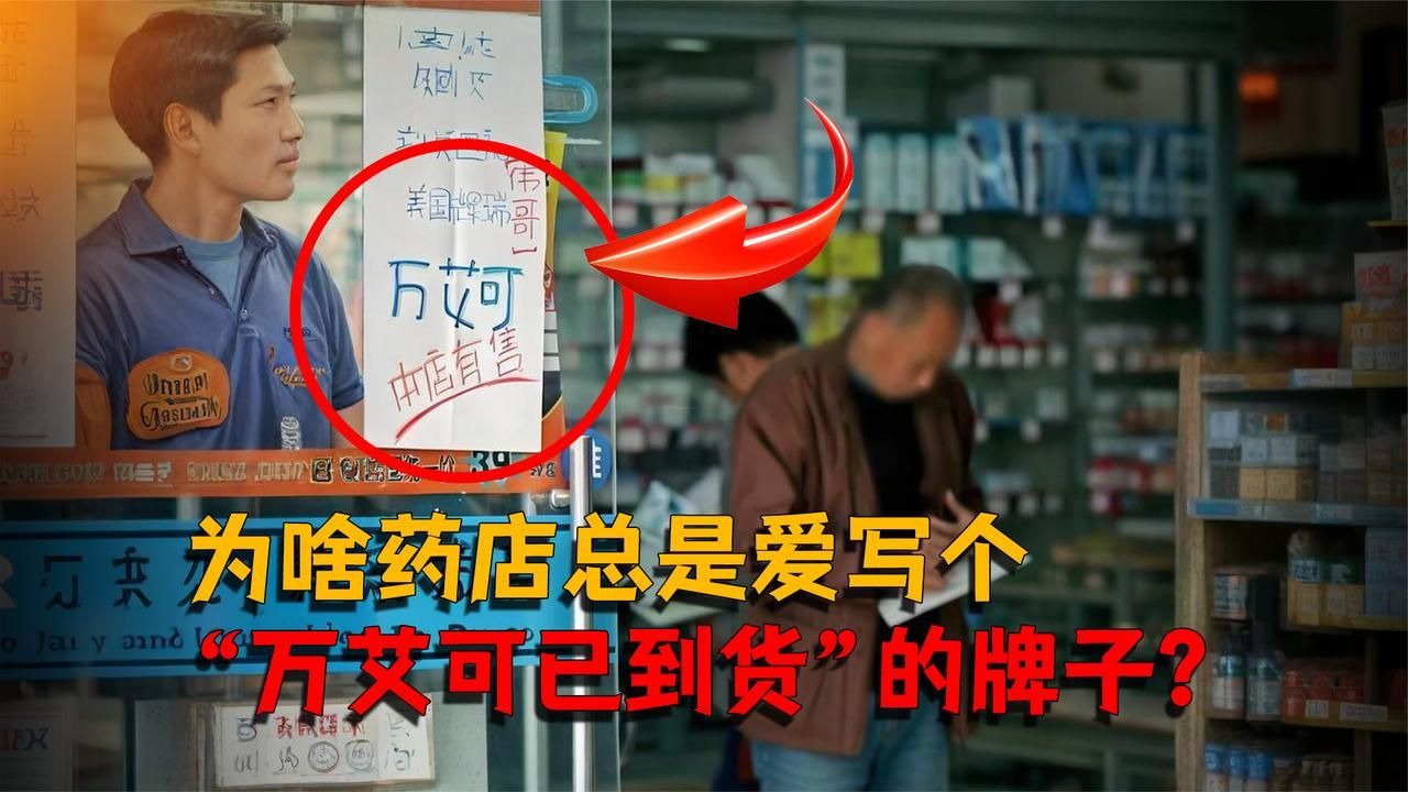 为啥药店总爱手写个“万艾可到货”的牌子？真相颠覆你的认知！