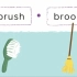 pr-, br- 字母组合自然拼读 brush, broom, bring, bread；press, print, p