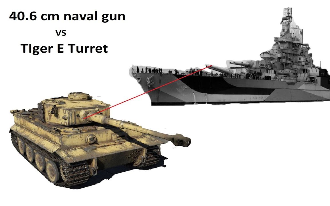 406mm舰炮对虎式E型炮塔的毁伤模拟