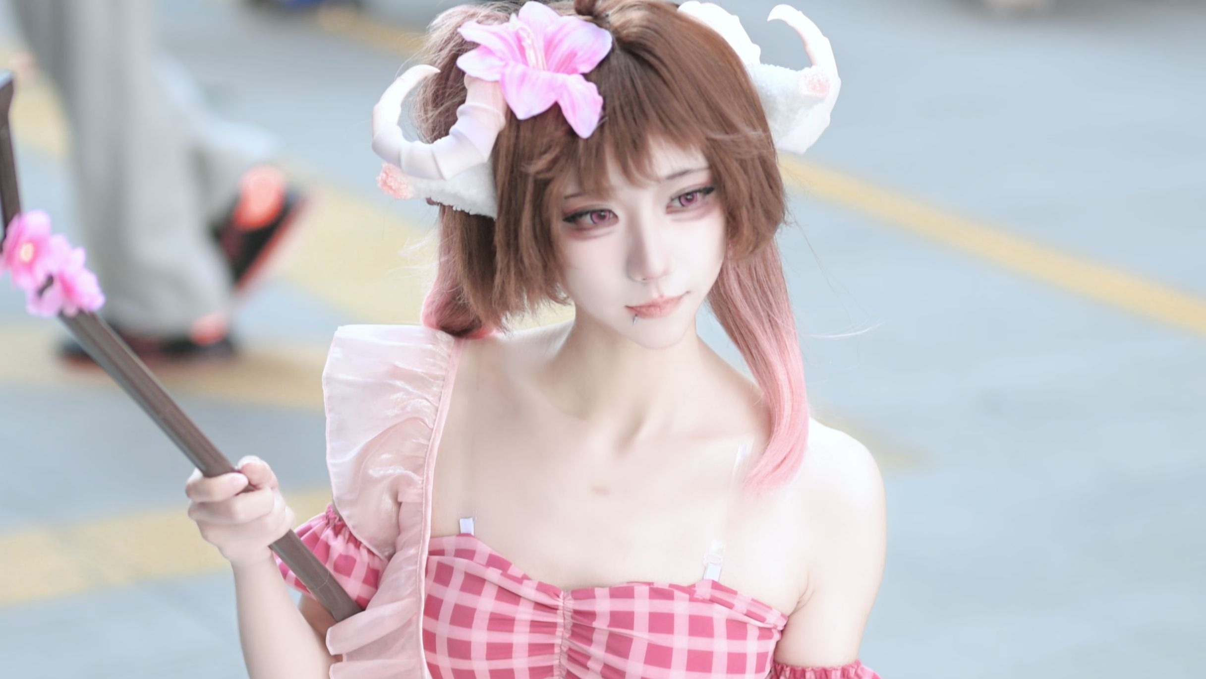 杭州【cp32】明日方舟 艾雅法拉cos小羊 出镜：甜瓜