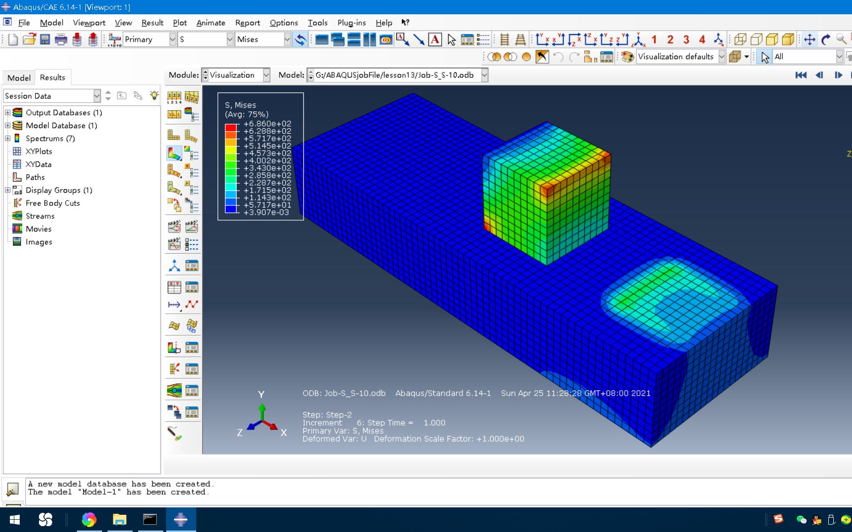 Abaqus中创建接触时Finite Sliding有限滑移和Small Sliding小滑移的差别及适用范围_哔哩哔哩_bilibili