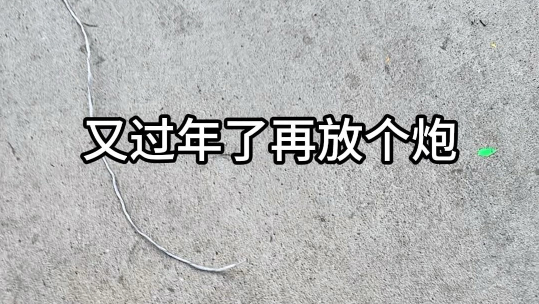 鞭炮一响黄金万两，祝大家新年快乐！