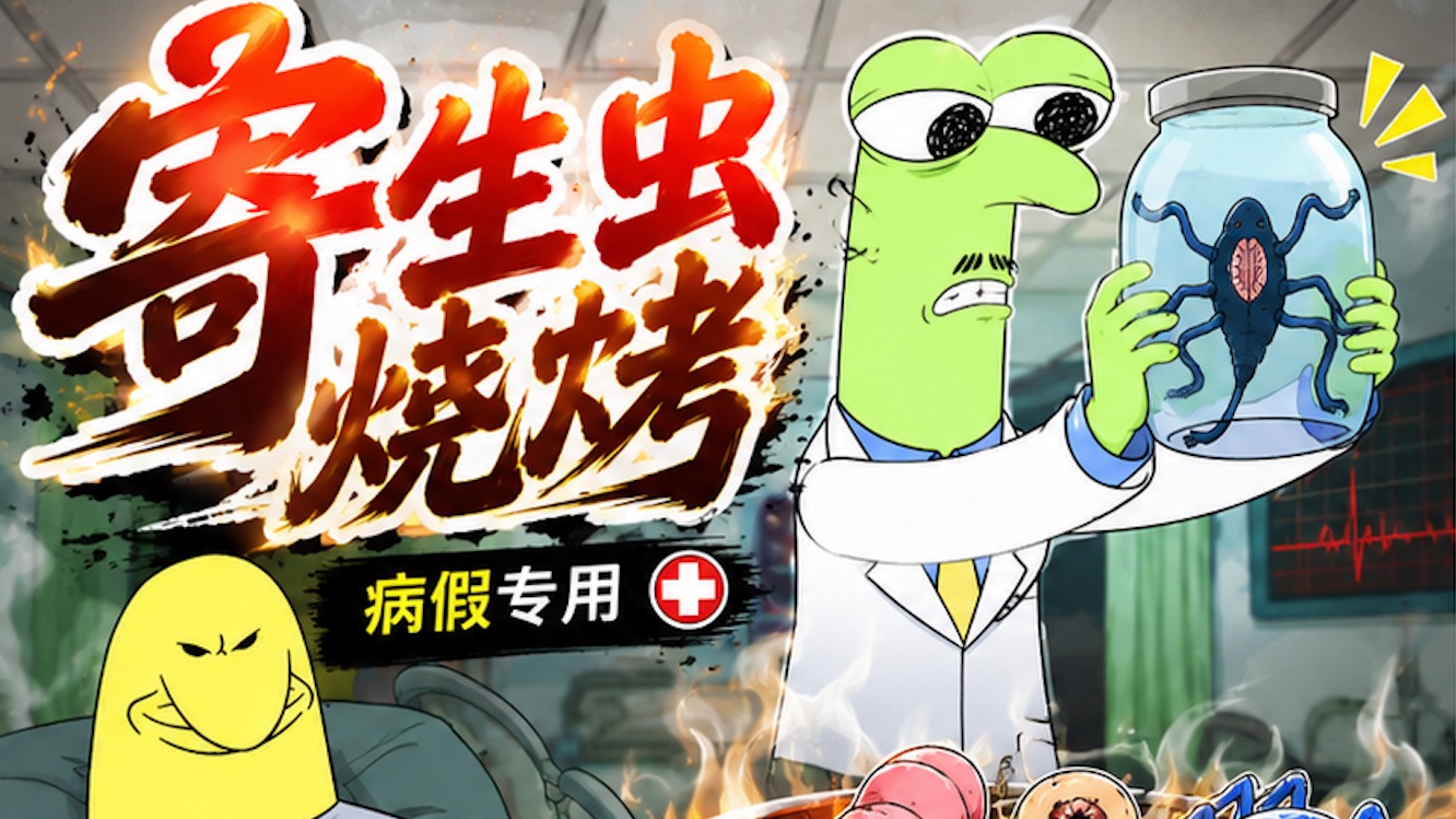 【扒】寄生虫烧烤，吃了差点寄，一个请病假在家摸鱼结果真病了的悲伤故事《微笑朋友》