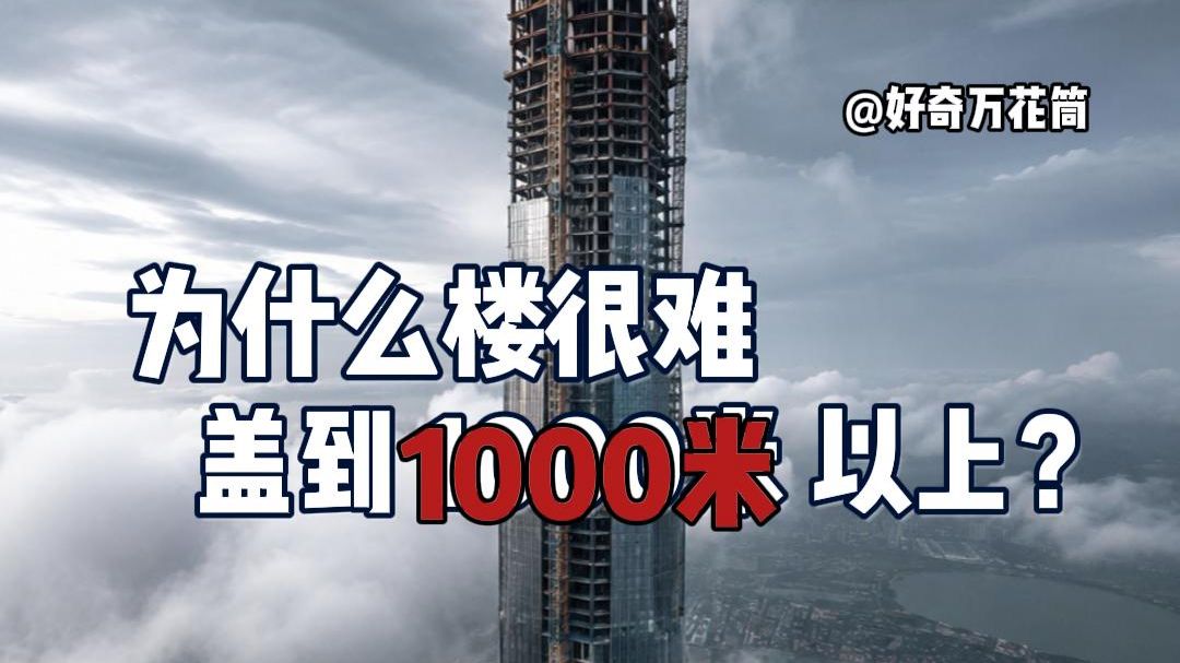 为什么楼很难盖到1000米以上？ #科普 #建筑 #工程 #涨知识