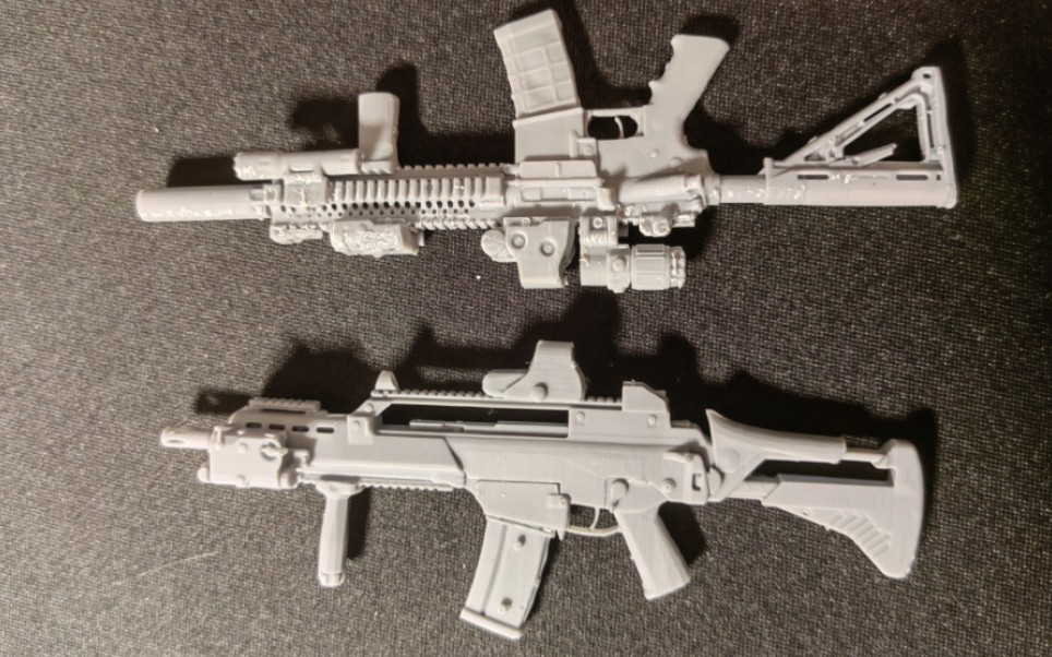 3D打印1：6步枪成品展示