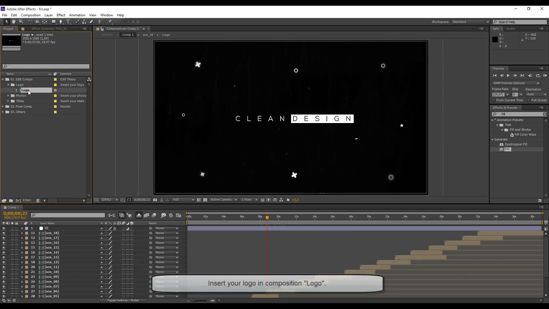 【干货】新cg儿套模板 ae教程 转载