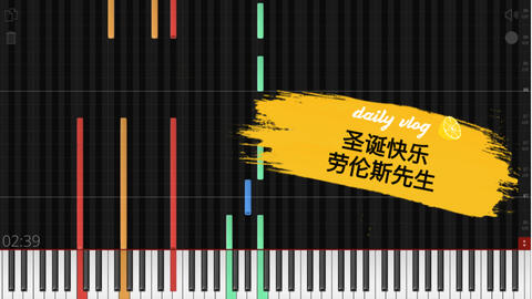 巴斯蒂安圣诞快乐钢琴曲谱_生日快乐钢琴简谱(2)
